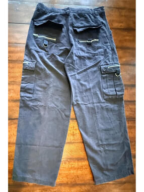 Vintage 90's Y2K  725 Originals Mens Cargo Pants - Black, 36 x 32